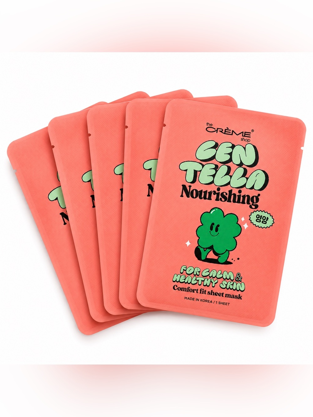 NEW/NIB The Crème Shop Centella Nourishing Comfort Fit Sheet Mask Set - Picture 2 of 5